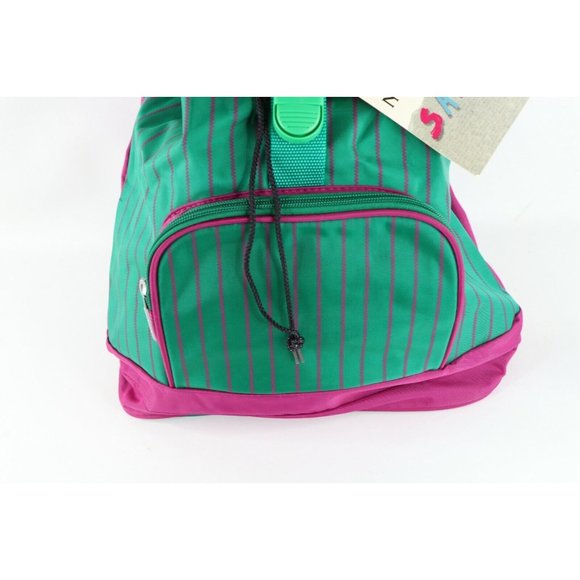 NOS Vintage 90s Samsonite Sammies Spell Out Striped Top Loader Backpack Book Bag main image 8